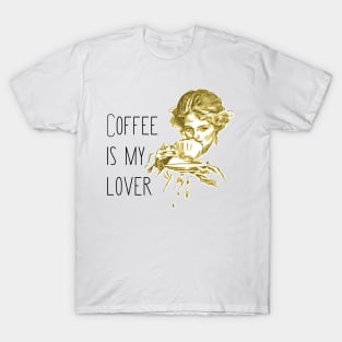 Introvert Valentine Coffee Is My Lover T-Shirt